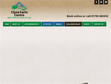 Tablet Screenshot of clynefarm.com